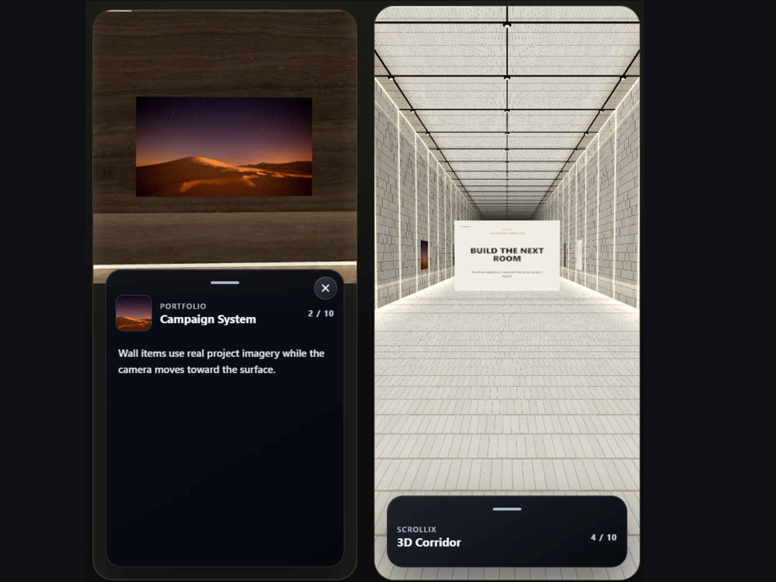 Screenshot 2 of Scrollix 3D Corridor