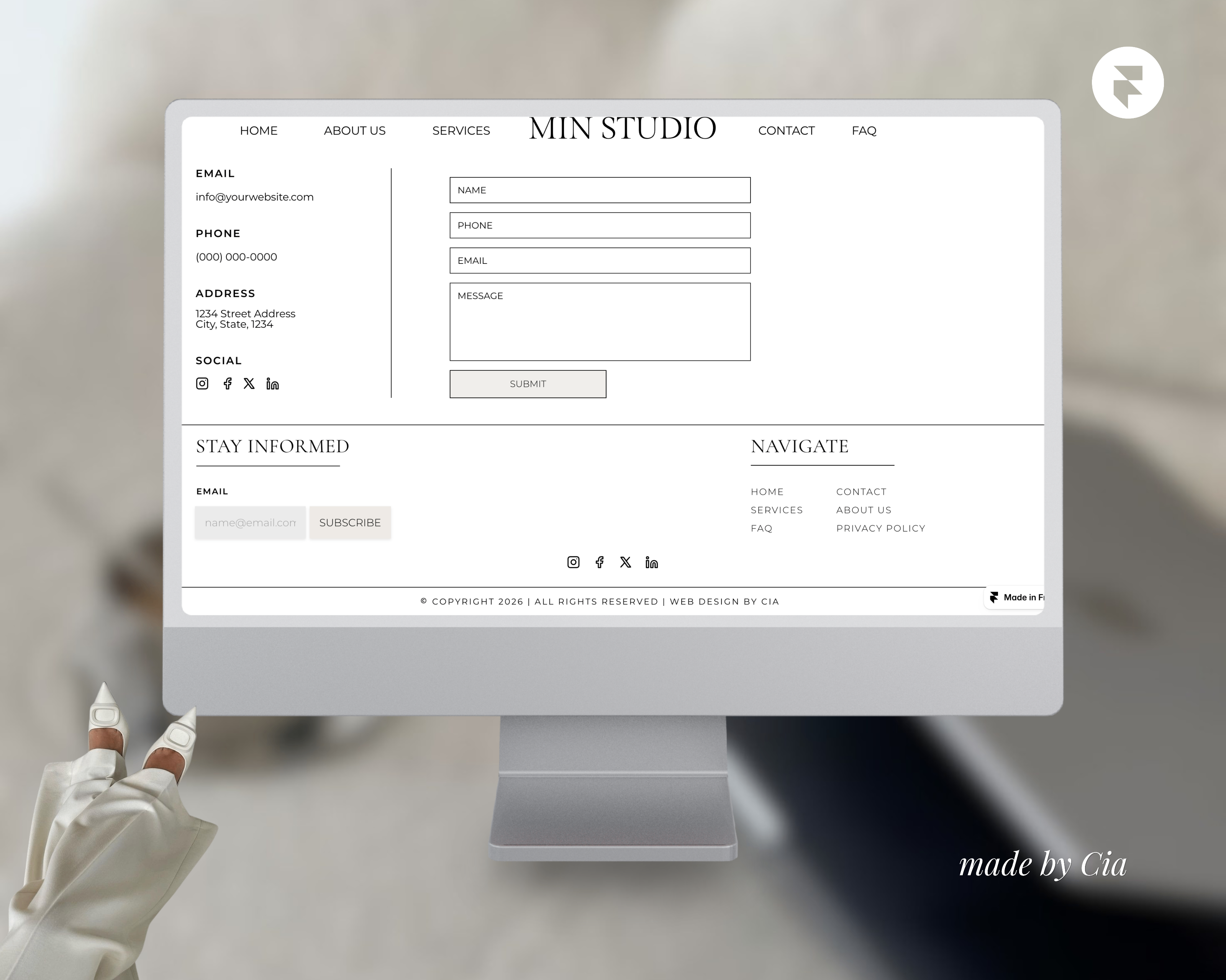 Screenshot 3 of Simple Contact Page