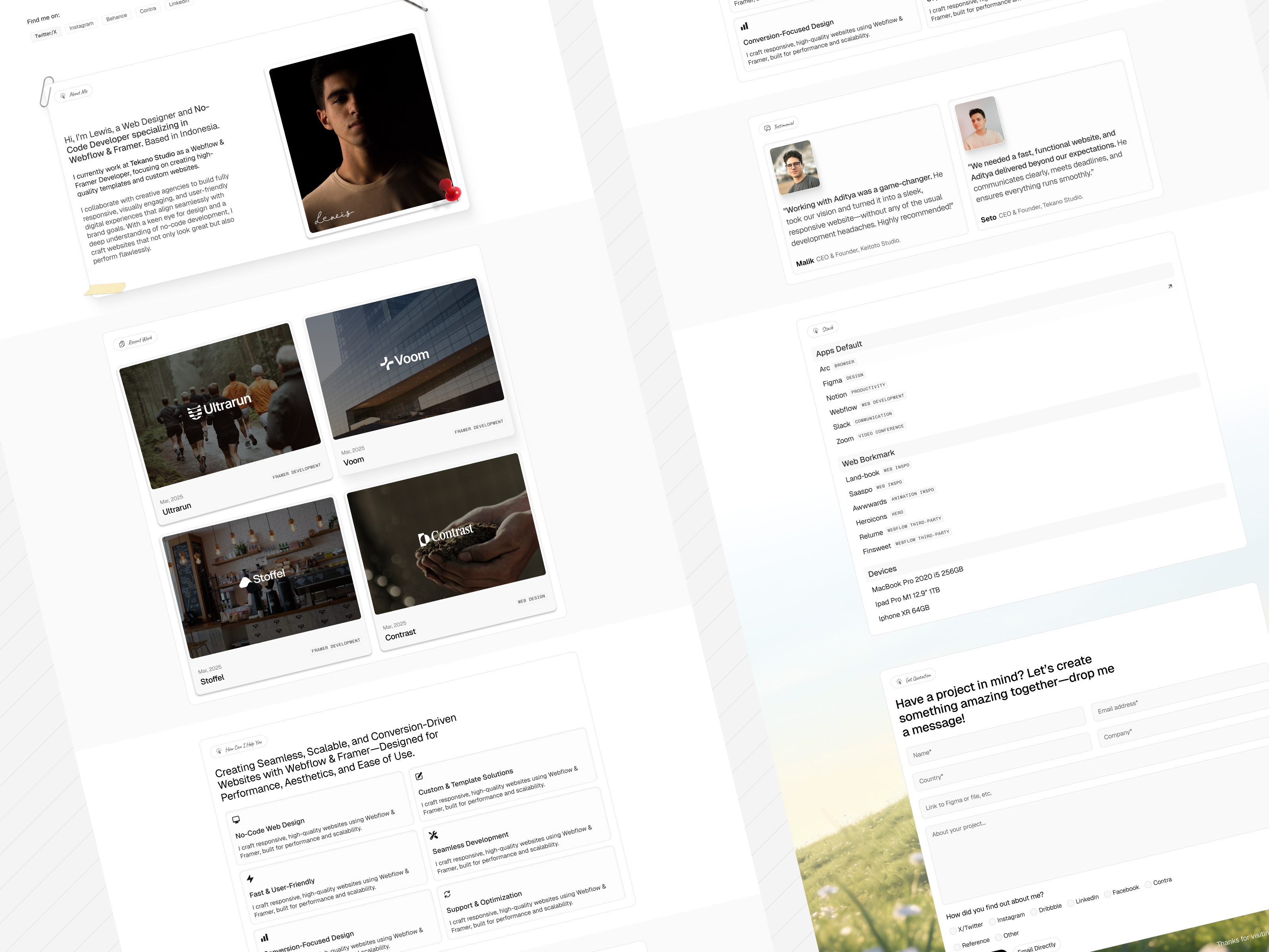 Screenshot 2 of Simplyfolio Template