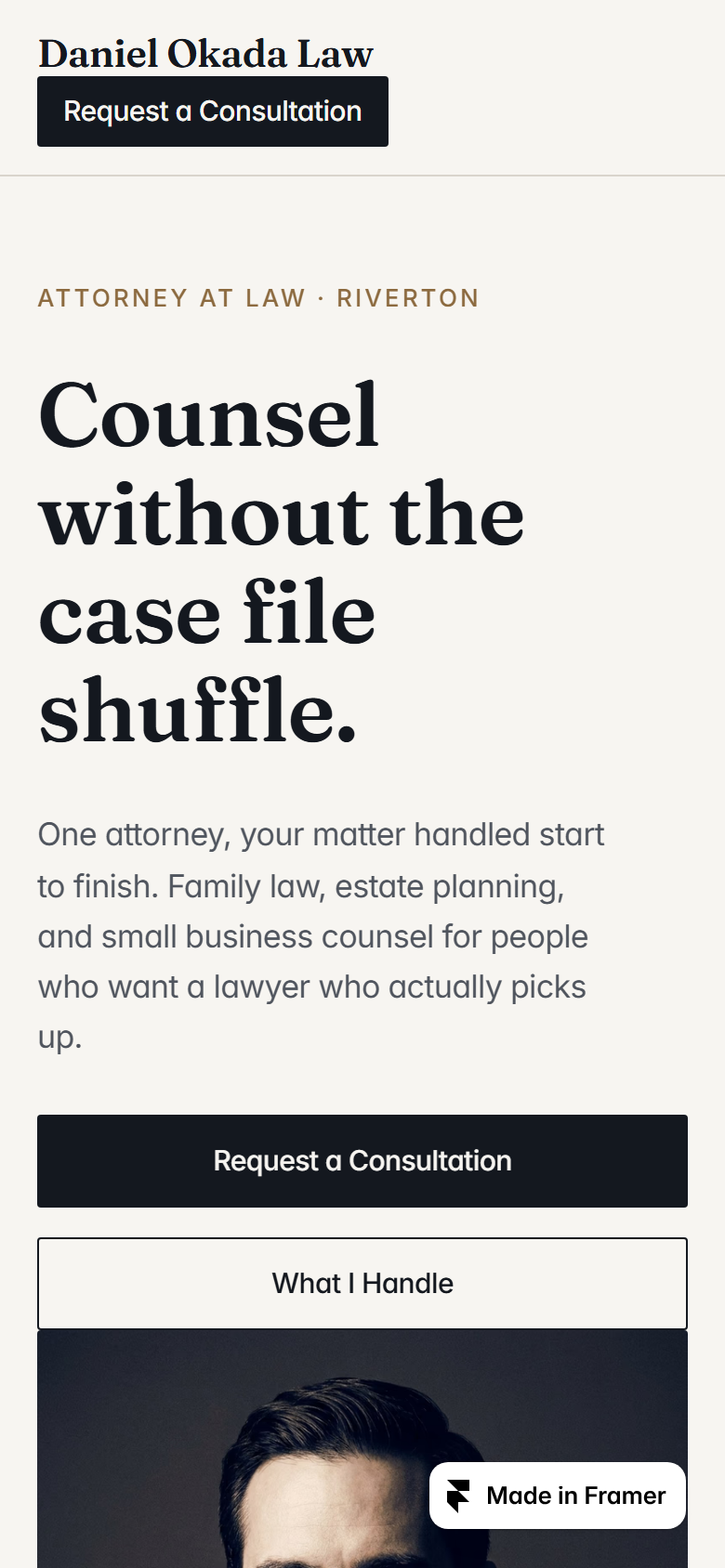Screenshot 2 of Solo Counsel
