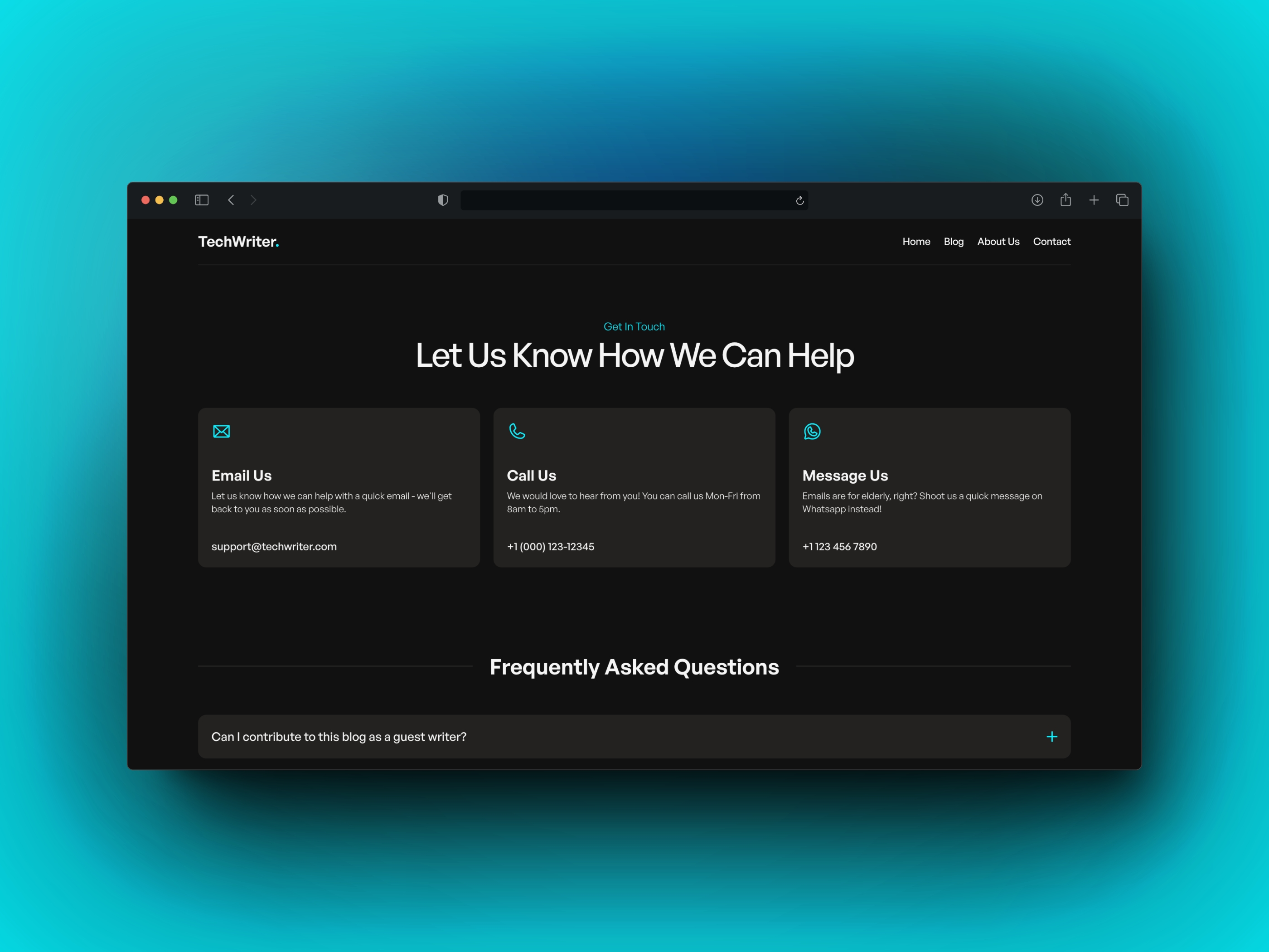 Screenshot 4 of Techwriter