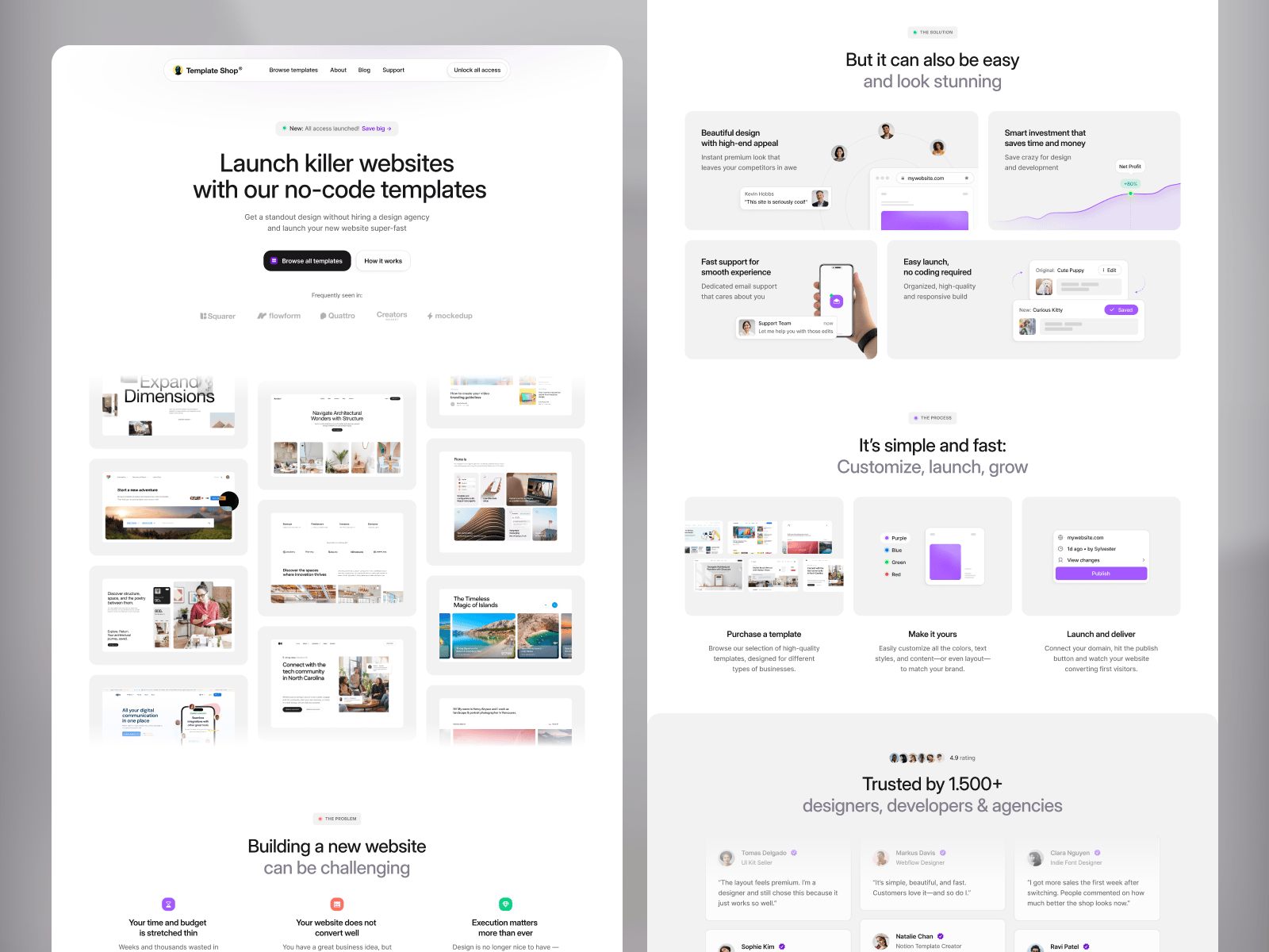 Screenshot 2 of TemplateShop