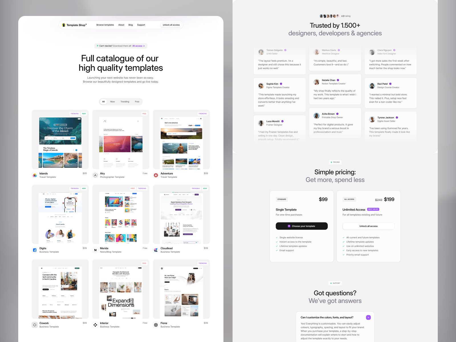 Screenshot 3 of TemplateShop
