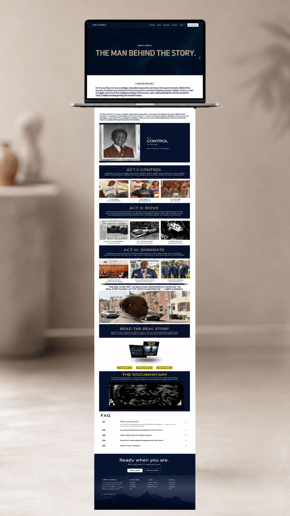 Screenshot 2 of The Author Template