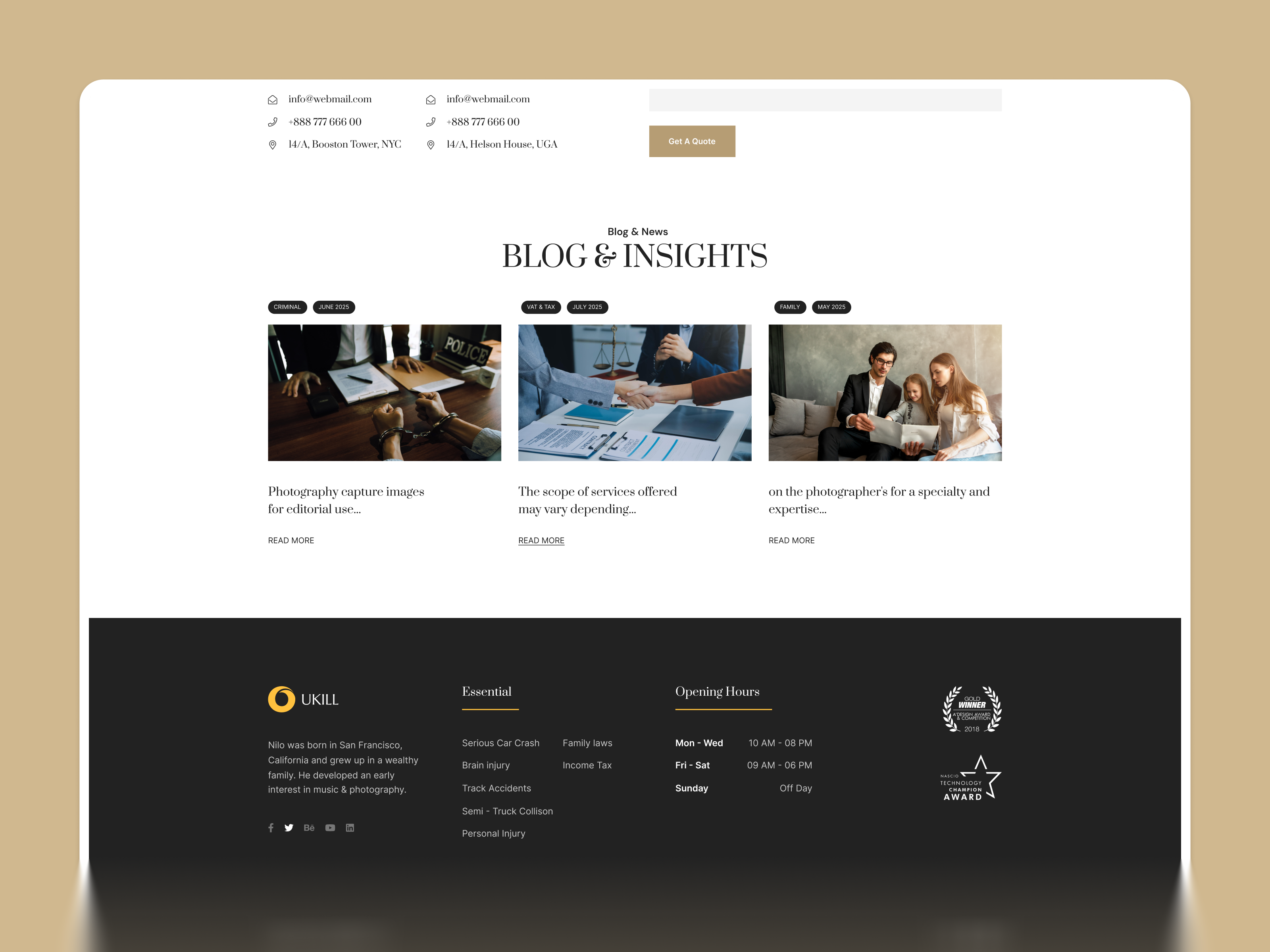 Screenshot 4 of Ukil — Law Firm