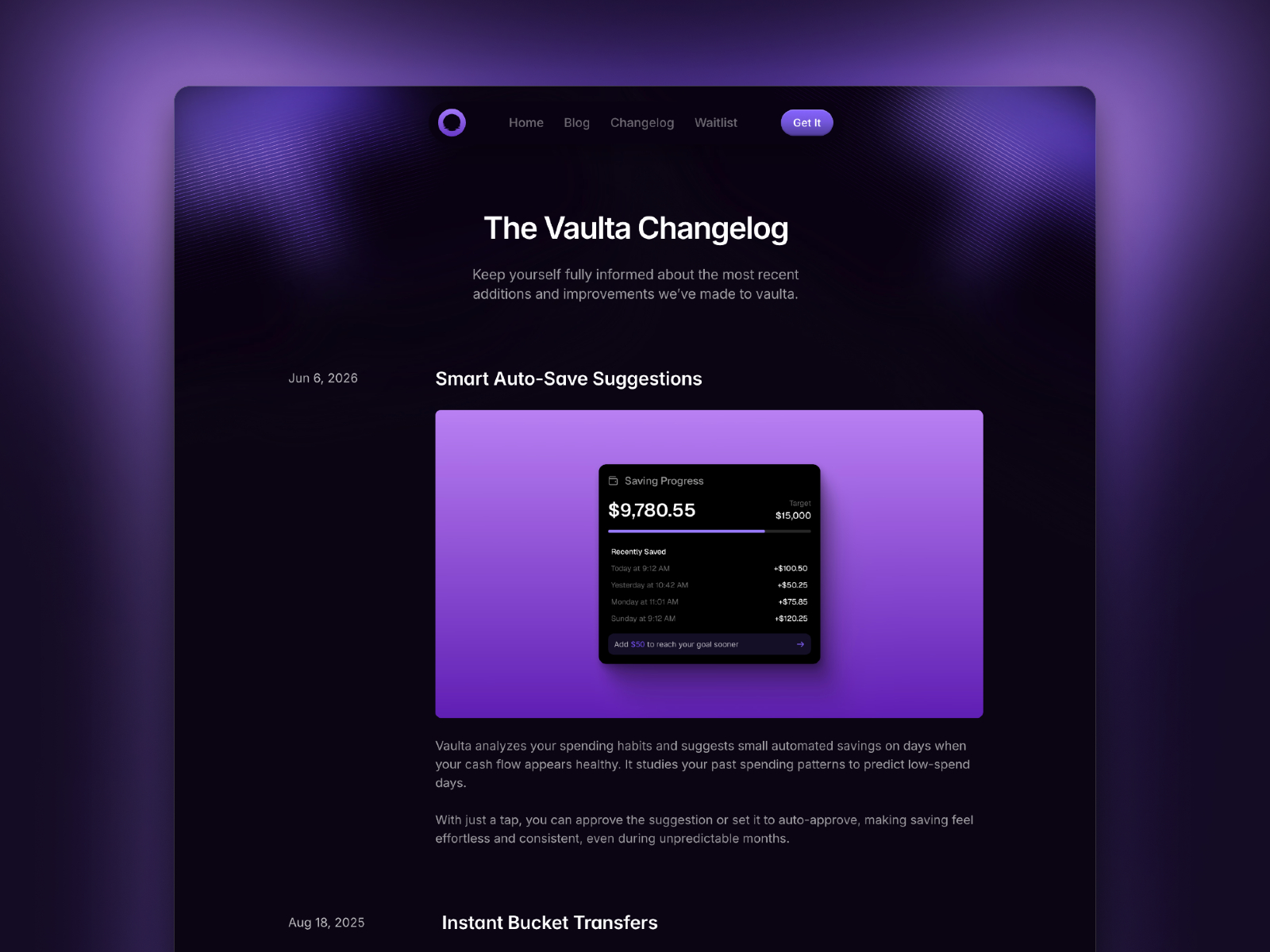 Screenshot 4 of Vaulta App