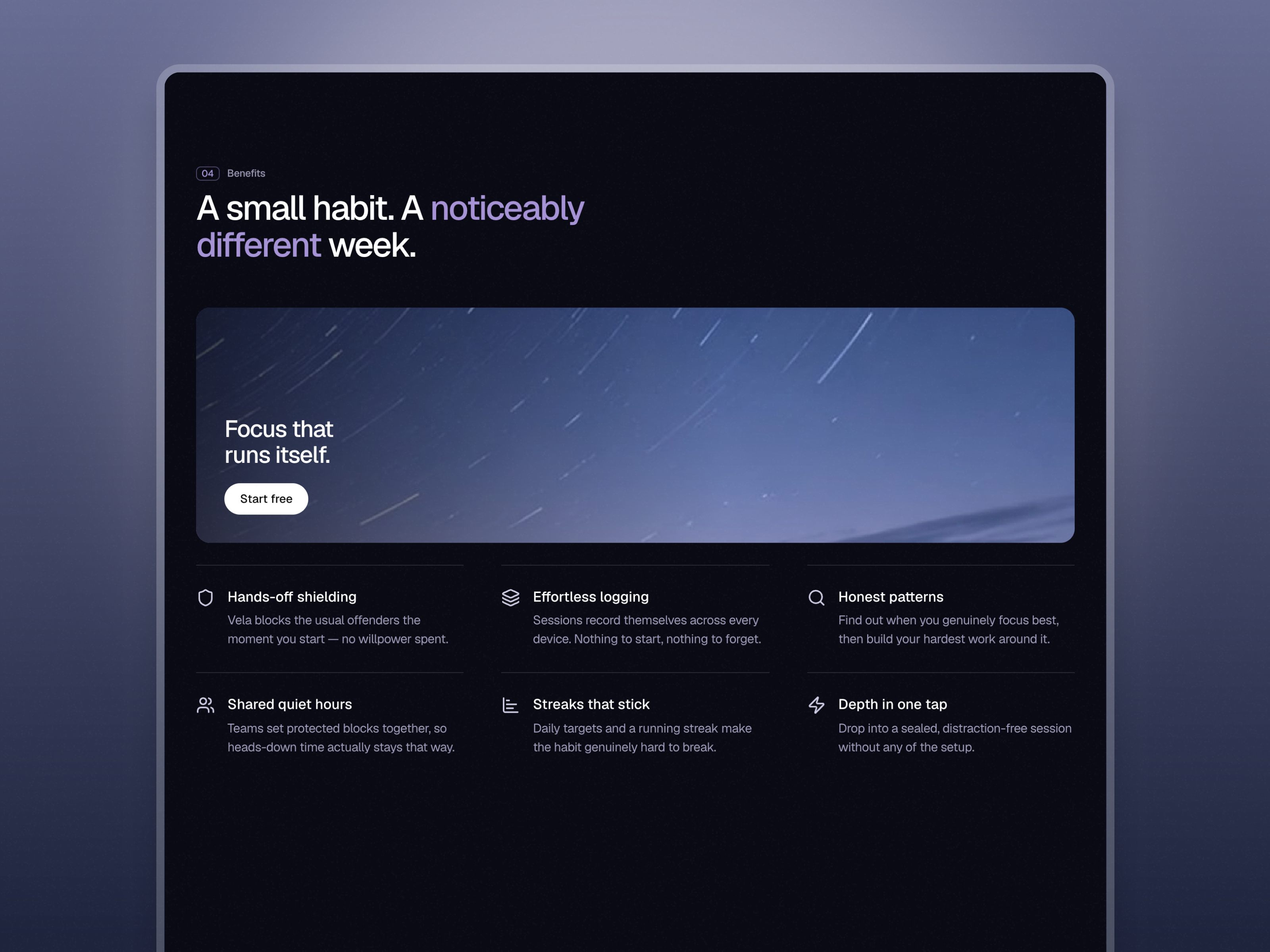 Screenshot 3 of Vela Focus