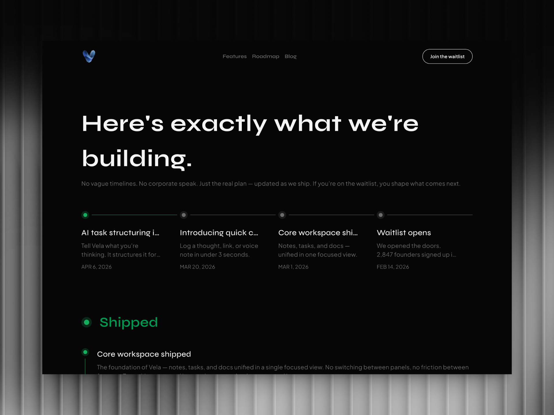Screenshot 3 of Vela OS