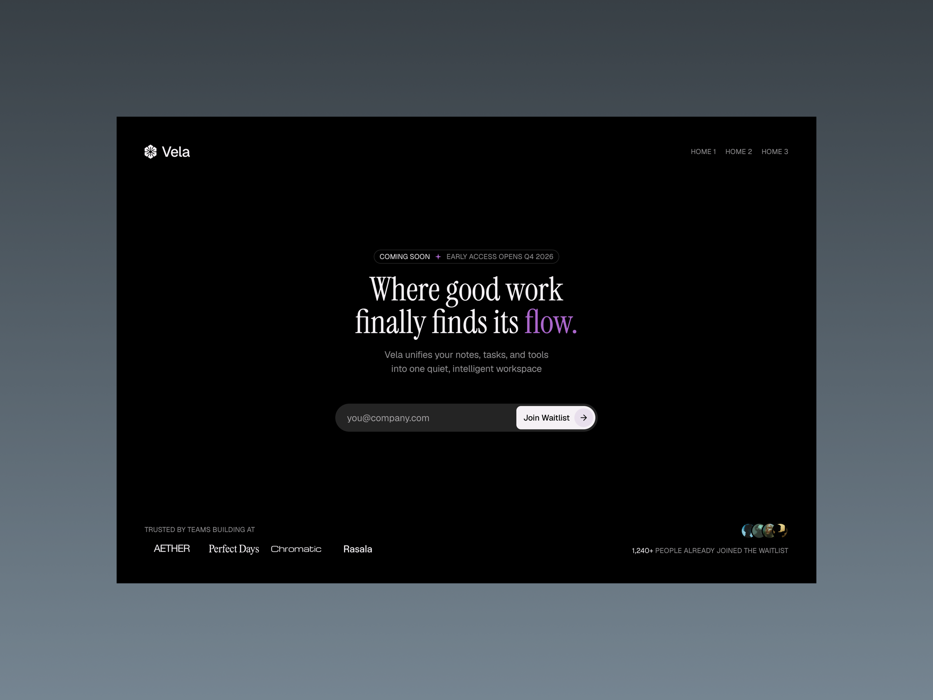 Screenshot 3 of Vela Waitlist