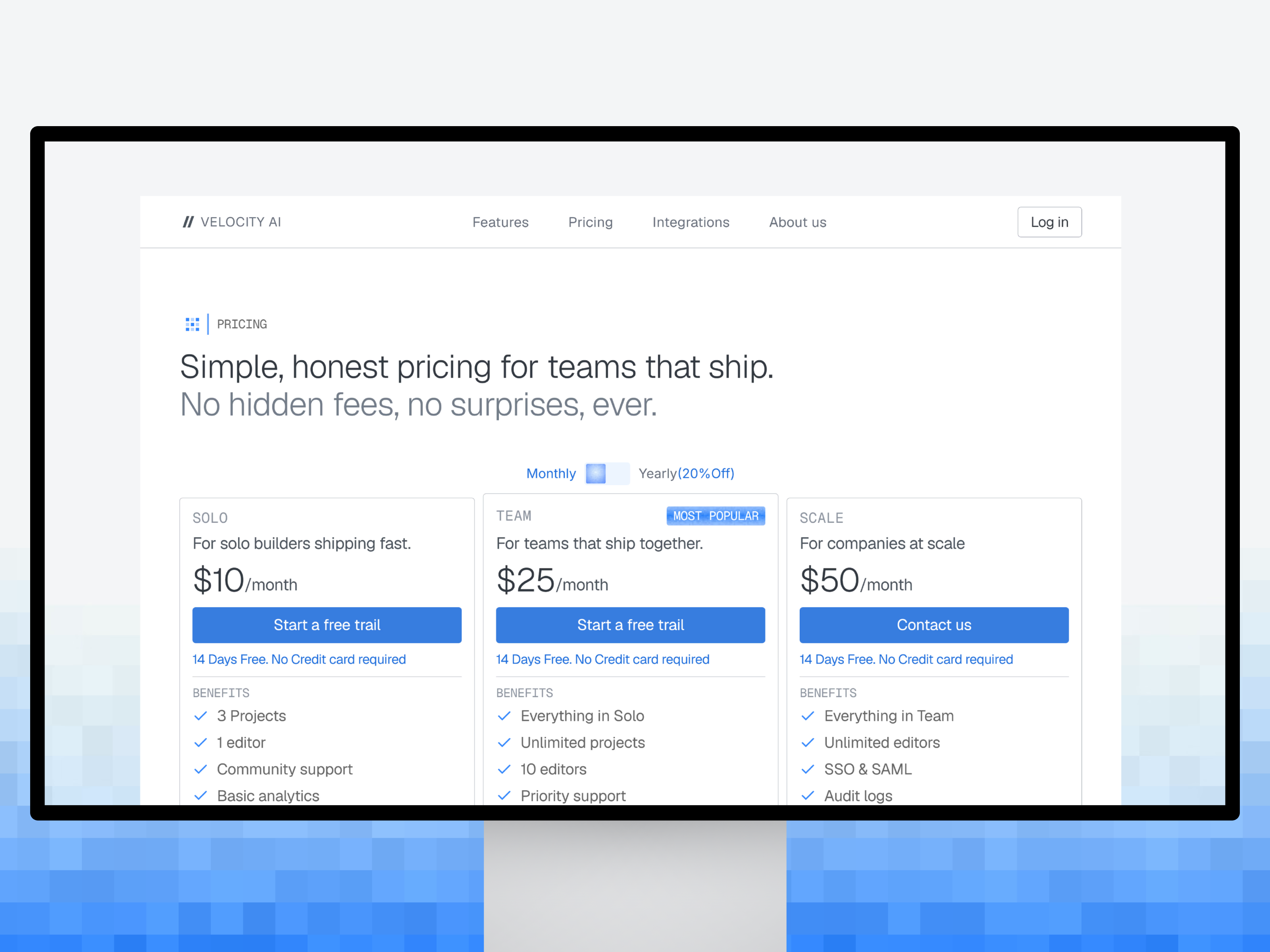 Screenshot 4 of Velocityai Template