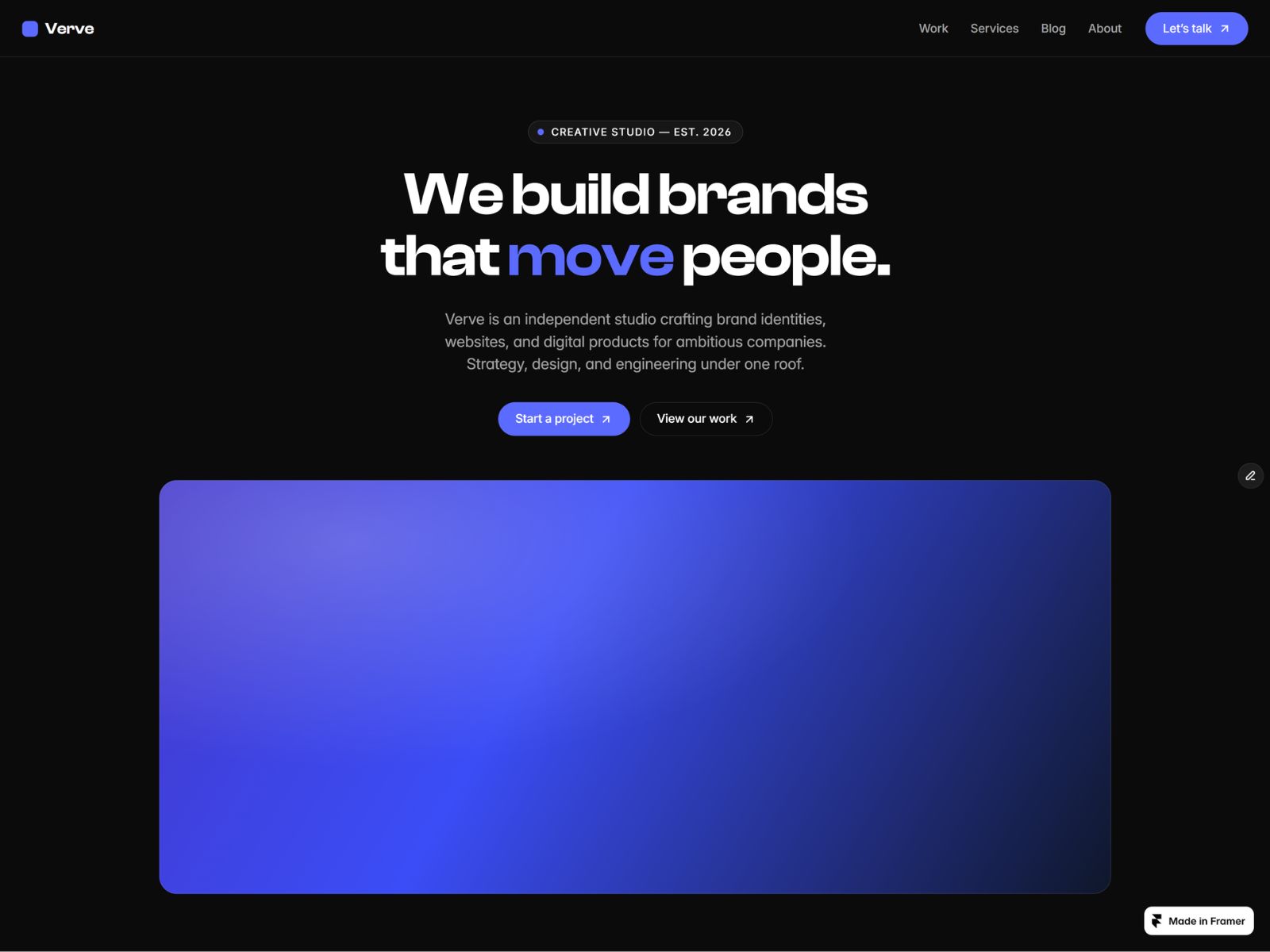 Screenshot 2 of VerveAgency