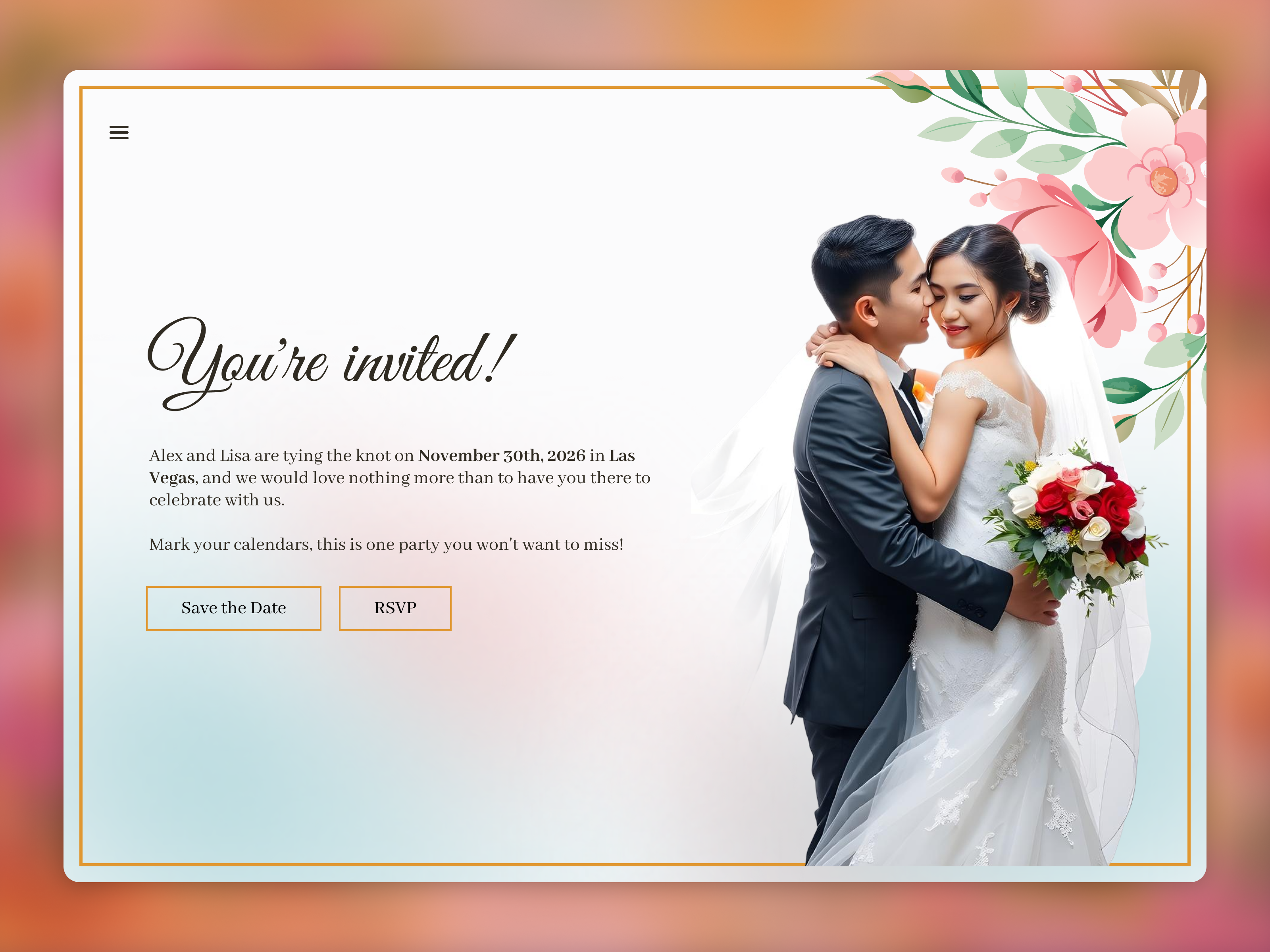 Screenshot 2 of Weddcard